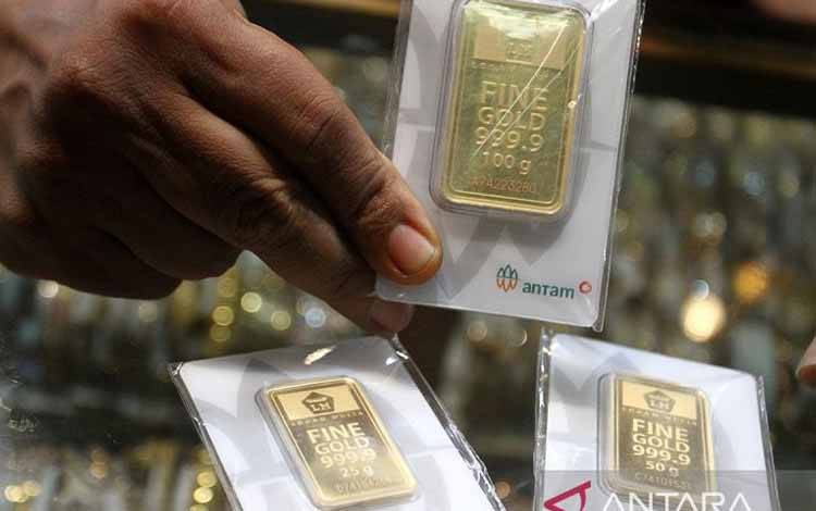Harga Emas Antam Naik Tipis jadi Rp1,608 Juta per Gram
