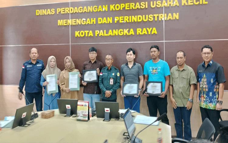 DPKUKMP Palangka Raya Apresiasi Pelaku Usaha Taat Retribusi
