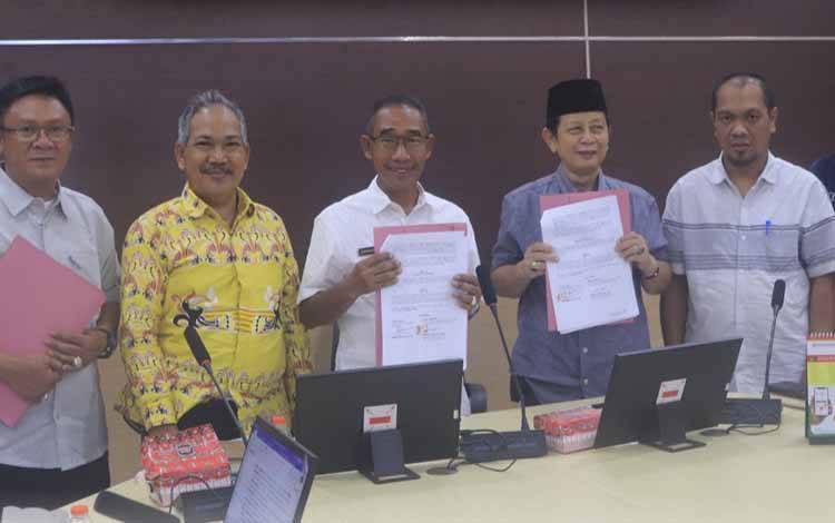 Sewa Gedung Produksi Sentra IKM Temanggung Tilung Disepakati