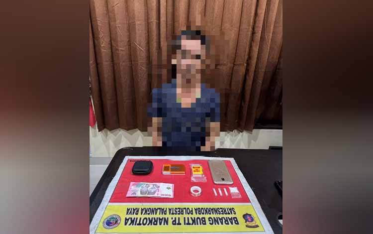 Satresnarkoba Polresta Palangka Raya Ringkus Pengedar Sabu