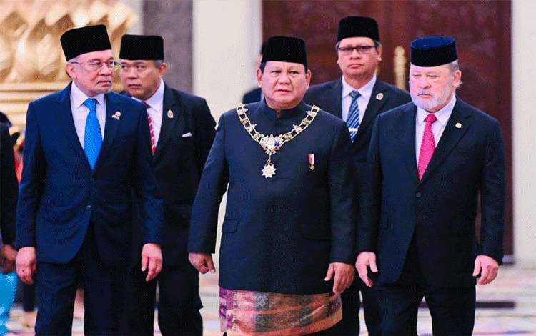 Prabowo: Gelar D.KI Johor Lambang Hubungan Erat dengan Malaysia