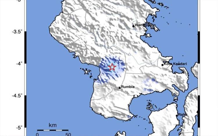 BMKG Catat 47 Kali Gempa di Kolaka Timur pada 24-26 Januari 2025