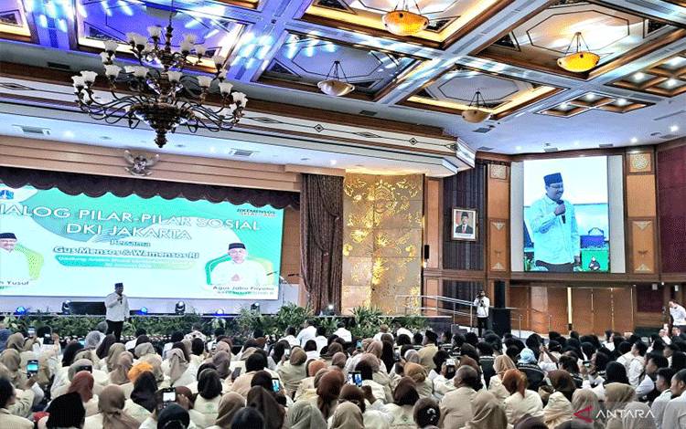 Mensos Ajak Pilar Sosial Terlibat Buat "wong cilik" Bisa Tersenyum