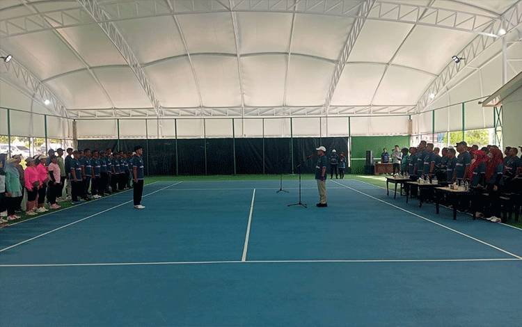 Turnamen Tenis Lapangan Bupati Sukamara Cup II se-Kalteng Resmi Dimulai