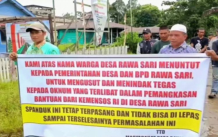 Oknum Aparatur Desa Rawasari Potong Dana Bansos, Begini Kata DPMD Kotim
