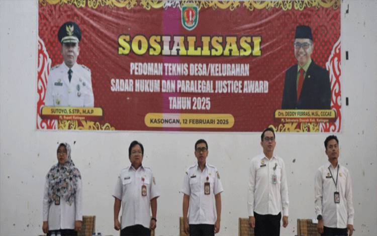 Pj Sekda Katingan: Desa dan Kelurahan Harus Berkomitmen terhadap Penegakan Hukum