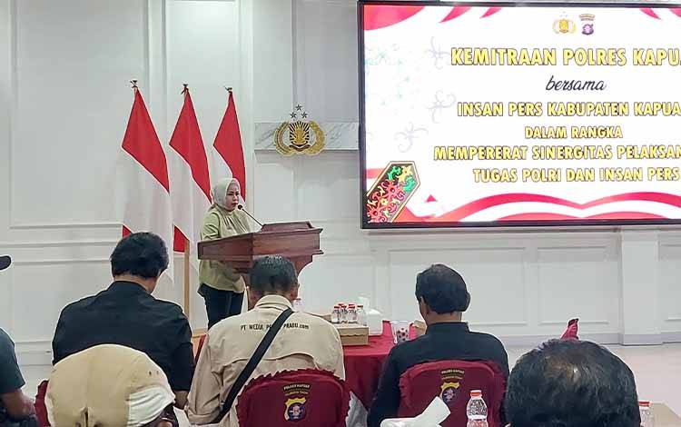 Ketua PWI Kapuas Apresiasi Silaturahmi Kapolres Bersama Insan Pers