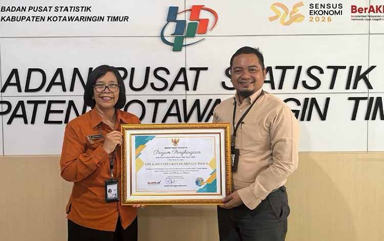 BPS Kotim Raih Penghargaan Nasional SAKIP Terbaik Kelima se-Indonesia
