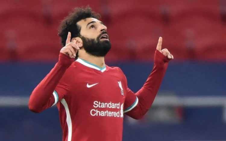 Top skor Liga Inggris: Salah Nyaman di Puncak