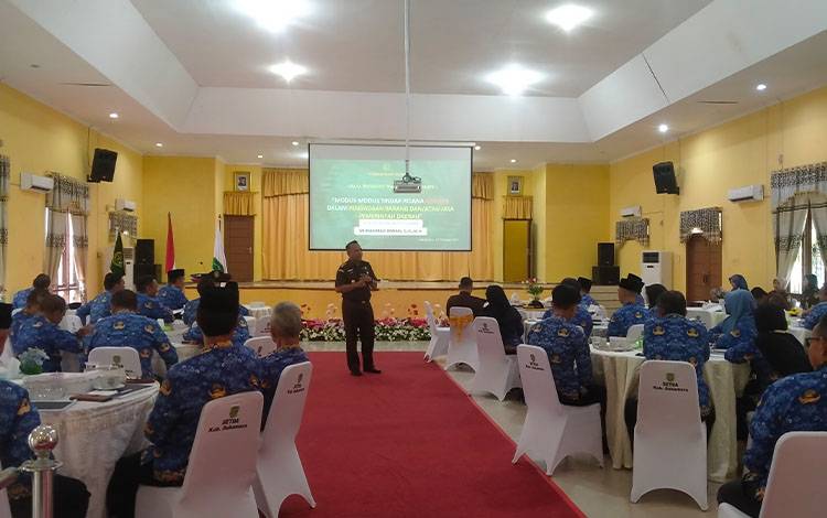 Pemkab Sukamara dan Kejaksaan Gelar Sosialisasi Upaya Preventif Tindak Pidana Korupsi