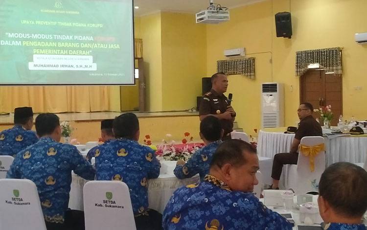 Cegah Korupsi, Kejari Sukamara Lakukan Dengan Preventif