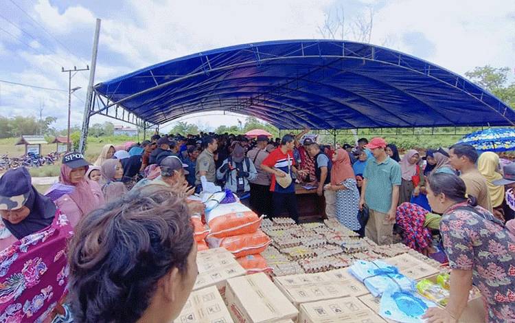 Pasar Penyeimbang Digelar di Kecamatan Sebangau Kuala