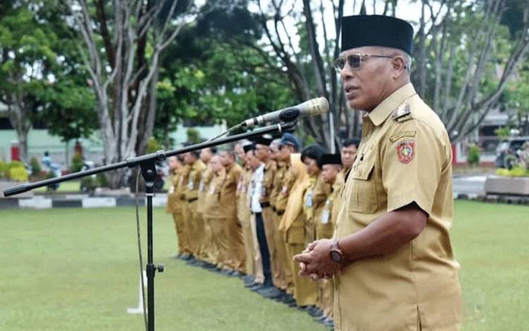 Hari Pertama Bertugas Sebagai Wakil Bupati Kobar, Suyanto Sampaikan ini