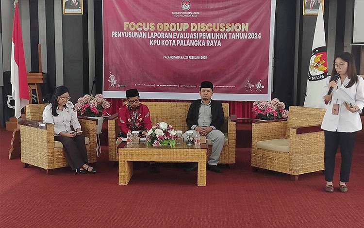 KPU Palangka Raya Gelar FGD, Evaluasi Pilkada 2024 dan Siapkan Rekomendasi untuk KPU RI