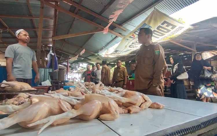 Wakil Bupati Barito Selatan Pantau Harga Bahan Pokok