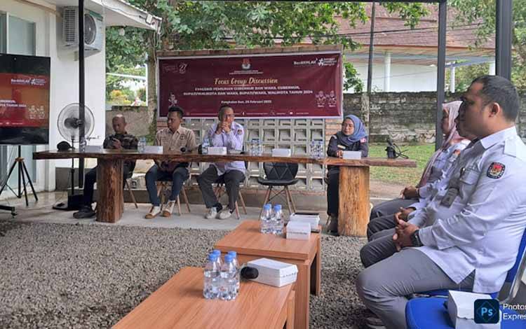 Rangkaian Pilkada Telah Usai, KPU Kobar Gelar Focus Group Discussion