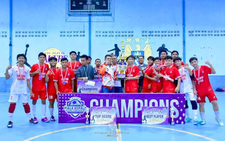 SMAN 2 Sampit Raih Juara Futsal Piala Disdik Kotim Usai Bungkam SMA Taruna Jaya 7 - 2