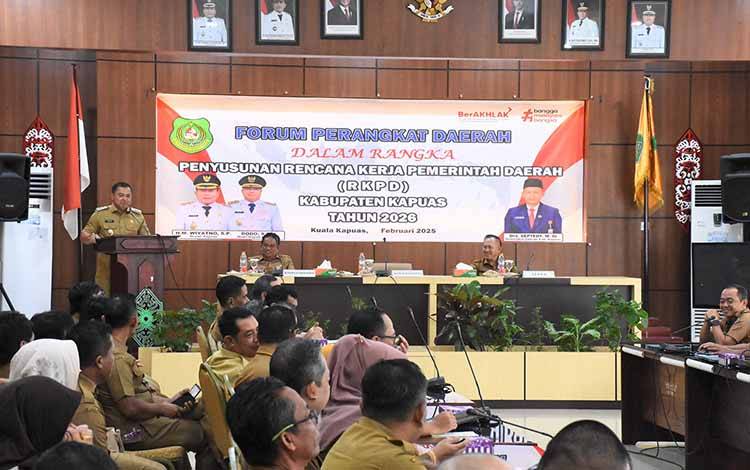 Usulan Program Musrenbang Kecamatan Dibahas di Forum Perangkat Daerah Kapuas