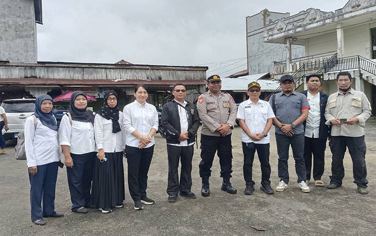 Pemkab Pulpis Tinjau Lokasi Pasar Wadai Ramadan