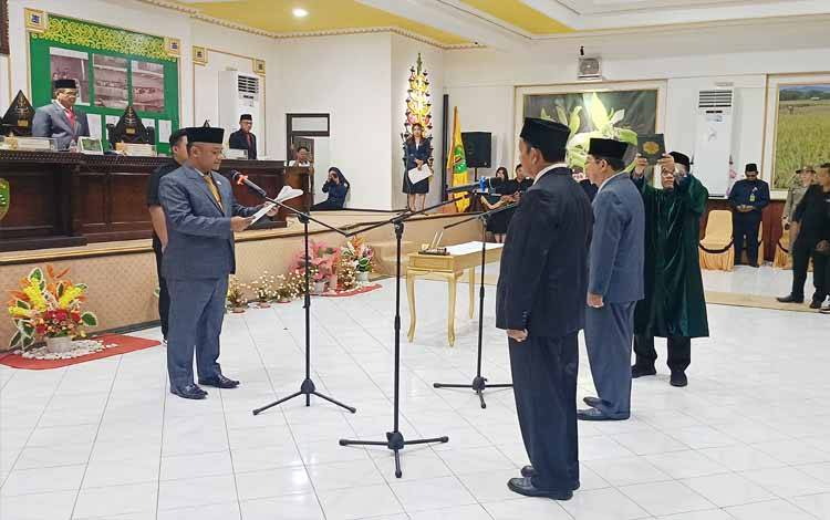 2 Anggota DPRD Barito Timur PAW Dilantik, Lengkapi Formasi Dewan