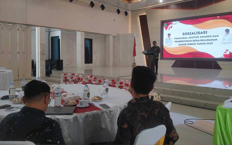 Pemkab Sukamara Gelar Sosialisasi Paralegal Justice Award