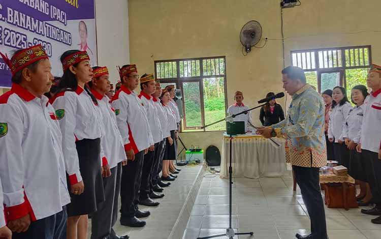 Kukuhkan PAC Abpednas, Begini Pesan Camat Banama Tingang