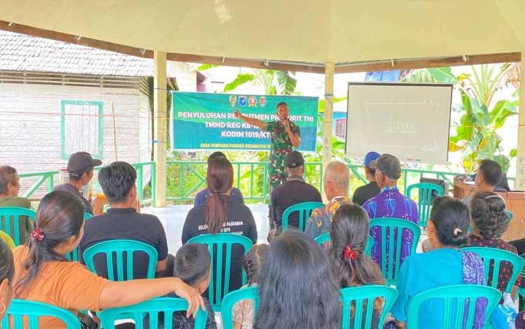 Rekrutmen Prajurit TNI Jadi Agenda Non Fisik TMMD Kodim 1019 Katingan
