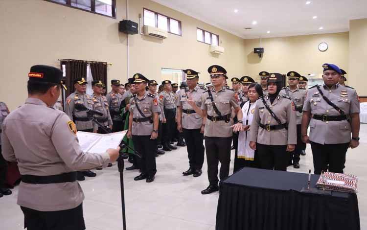 Polres Kotim Gelar Serah Terima Jabatan, Sejumlah Posisi Penting Berganti
