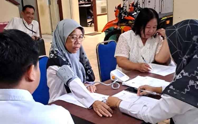 Kegiatan Skrining Kesehatan Berkala Diharapkan Tingkatkan Kesehatan Pegawai