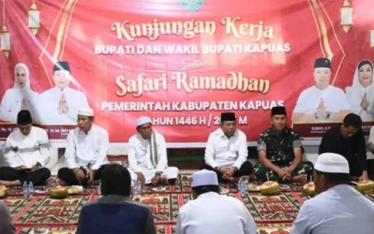 Safari Ramadan di Tamban Catur, Bupati Kapuas Sampaikan Ini