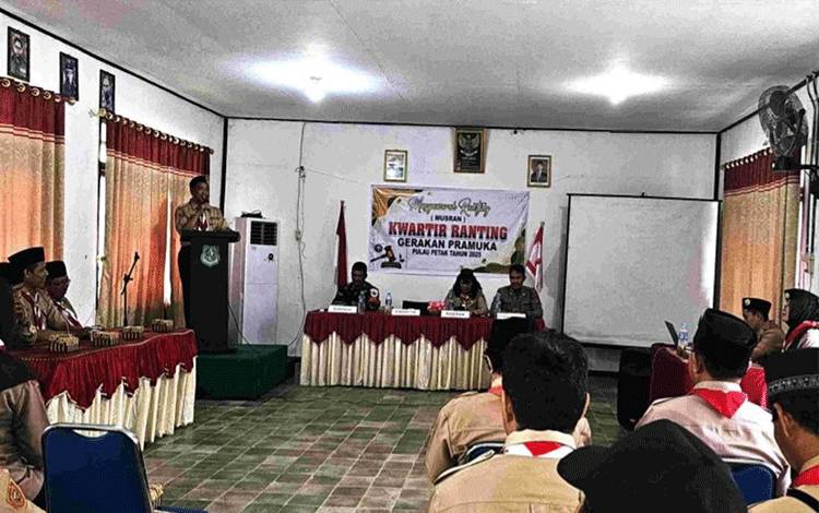 Musran Pramuka Pulau Petak Pilih Ketua Baru
