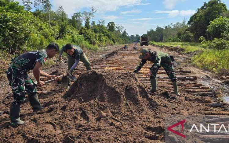 Pemkab Katingan-TNI Kolaborasi Peningkatan Infrastruktur Lewat TMMD