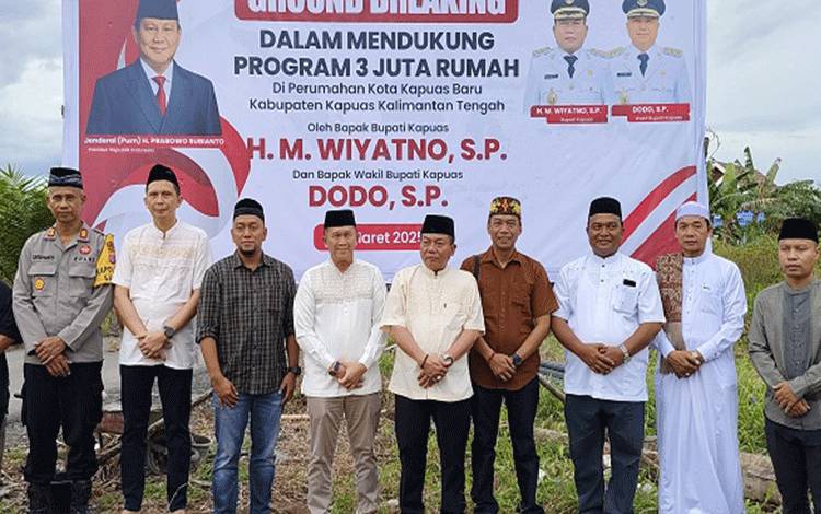 Bupati Kapuas Dukung Pembangunan Perumahan bagi MBR