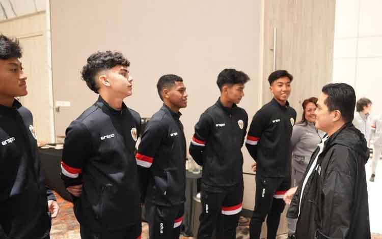 Lepas Timnas U-17, Erick Thohir: Berikan yang Terbaik Demi Piala Dunia