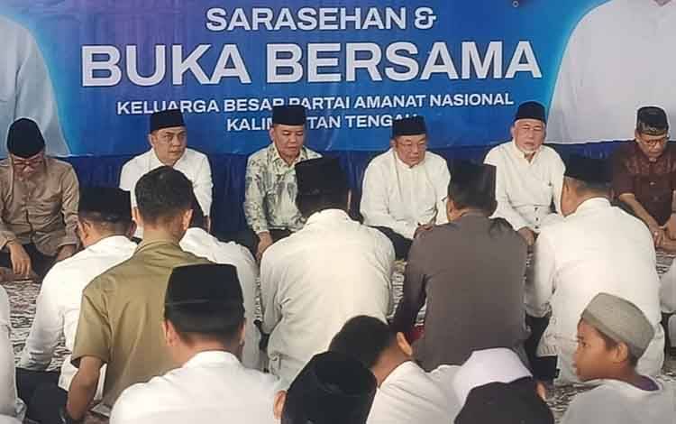 Gubernur H Agustiar Sabran Hadiri Buka Puasa Bersama PAN