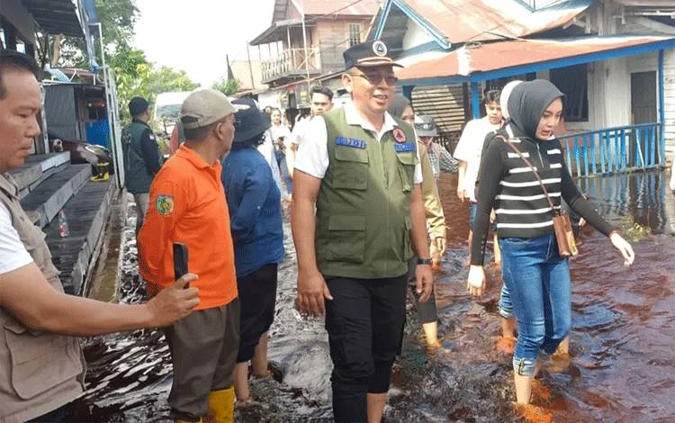 Banjir Palangka Raya Mulai Surut, Debit Air Menurun 2-5 Sentimeter