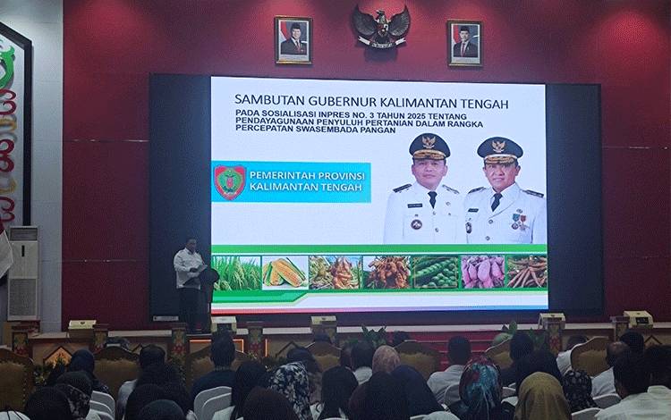 Wagub Kalteng Klaim Sektor Pertanian Kalteng Tumbuh Positif