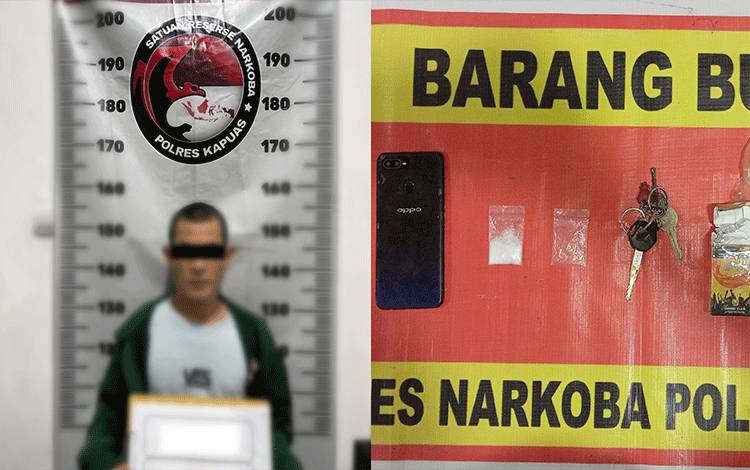 Kedapatan Bawa Sabu, Pria ini Diamankan Satresnarkoba Polres Kapuas
