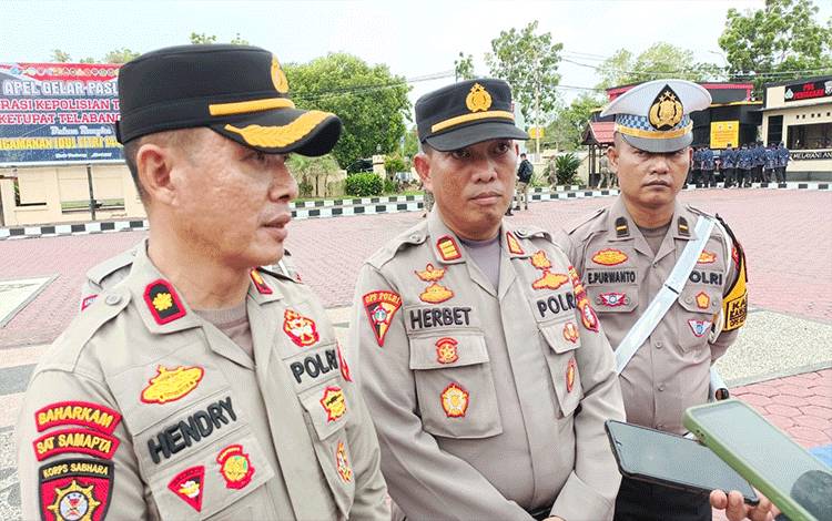 Amankan Perayaan Hari Raya Idul Fitri, Polres Seruyan Dirikan Pos Pengamanan