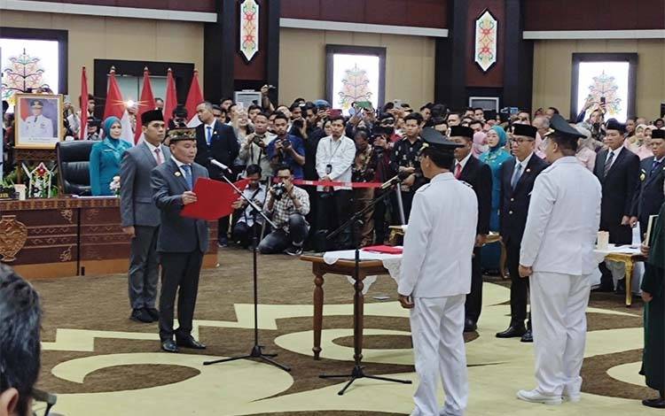 Gubernur Kalteng Ingatkan Bupati Lamandau Baru Jalankan Amanah dengan Tanggung Jawab