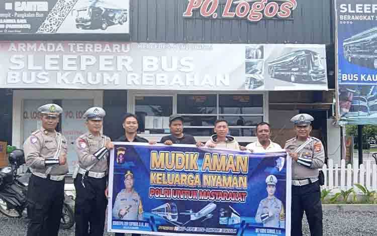 Satlantas Polresta Palangka Raya Sosialisasikan Keselamatan Berlalu Lintas Jelang Mudik Lebaran