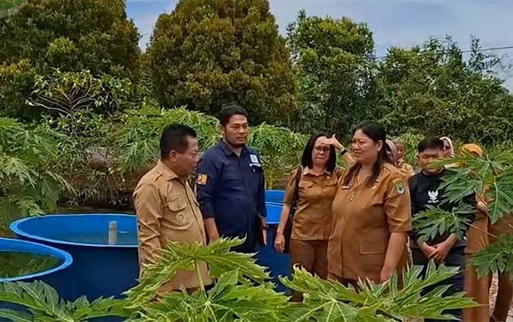 Bupati Kapuas Tinjau Balai Benih Ikan