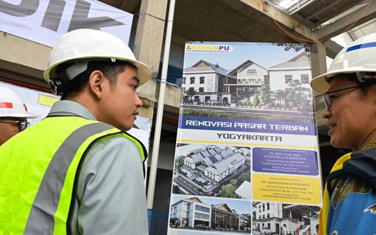 Wapres Gibran Tinjau Renovasi Pasar Terban di Yogyakarta