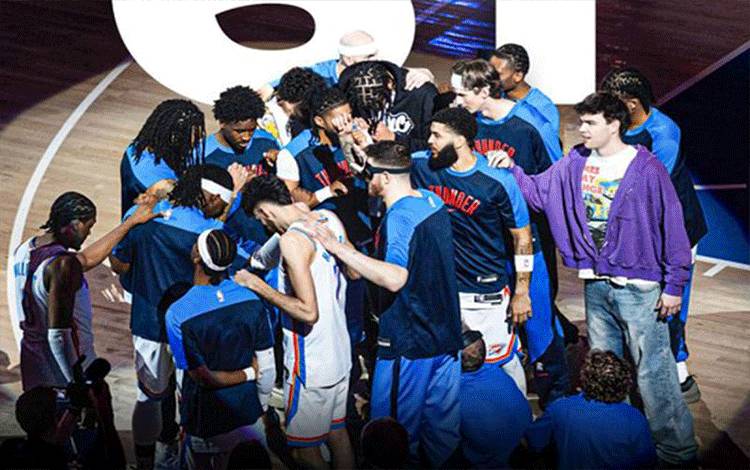 Thunder Pecahkan Rekor Kemenangan ke-61 Musim ini