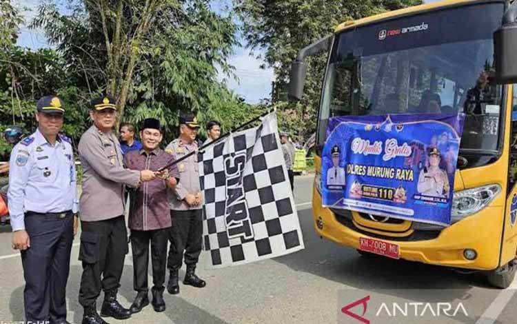 Pemkab Murung Raya Apresiasi Mudik Gratis Polri