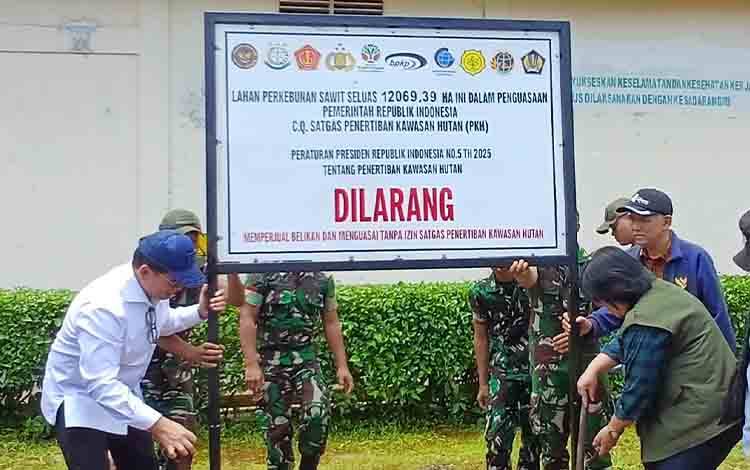 Penertiban Kebun Sawit oleh Satgas PKH di Kotim Dikhawatirkan Timbulkan Gejolak Ekonomi