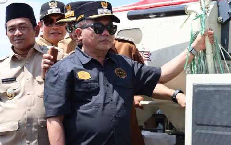 Bupati Kapuas Hadiri Panen Raya Serentak 14 Provinsi