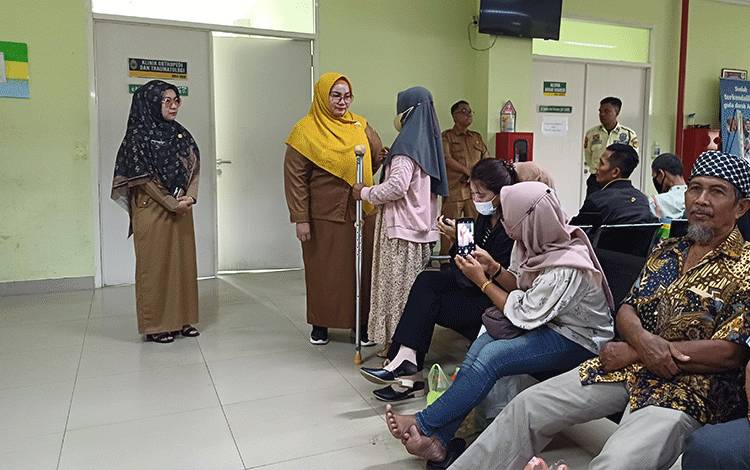 Pasien RSUD dr Murjani Sampit Membludak Usai Libur Lebaran