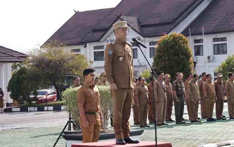 Bupati Gunung Mas Apresiasi ASN Disiplin Masuk Kerja Usai Libur Idulfitri