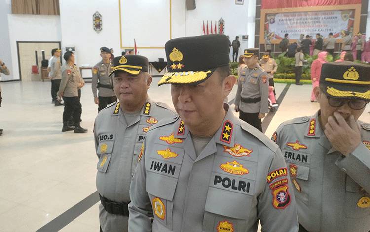 Mutasi Pejabat Utama Polda Kalteng Diharapkan Tingkatkan Semangat Pengamanan Wilayah